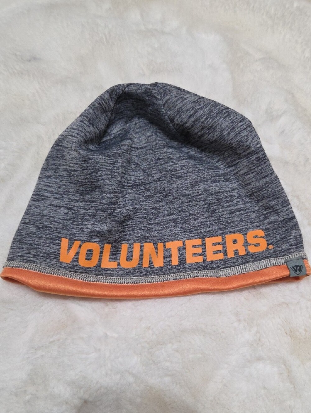 'Volunteers' Grey and Orange Reversible Beanie Tennessee SEC College